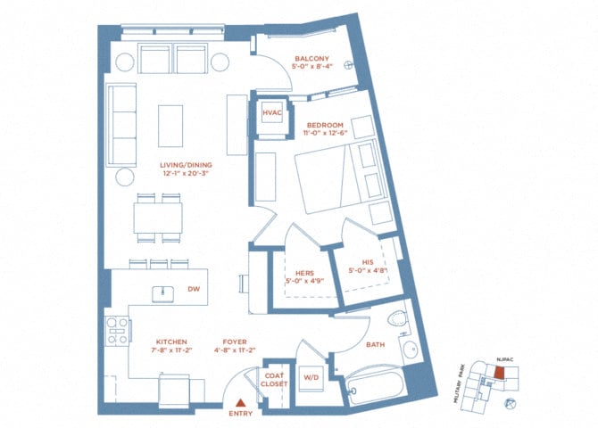 apartment 1207 plan
